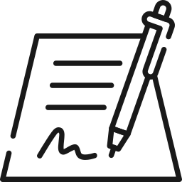 sign signature icon